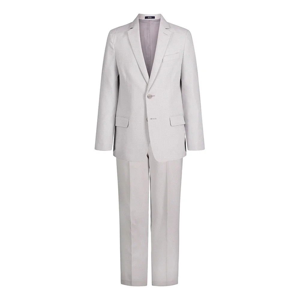 Nautica Big Boys Pindot 2 Piece Suit Set‎ - Gray - Size 18
